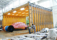 Rail Type Mobile Expansion Room Large Workpiece Telescopic Automatic Spray Booth Mobile Telescopic Spray Booth